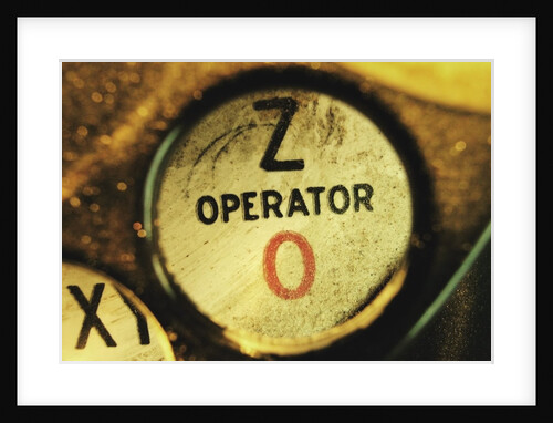Operator Button on Telephone by Anonymous