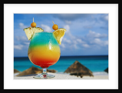 Tropical Drink Before Beach and Ocean by Anonymous