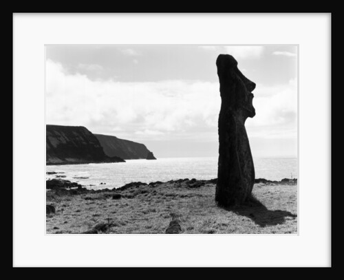 Moai by the Seashore by Anonymous