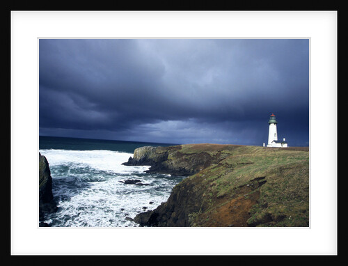 Yaquina Head Lighthouse at Dusk by Anonymous