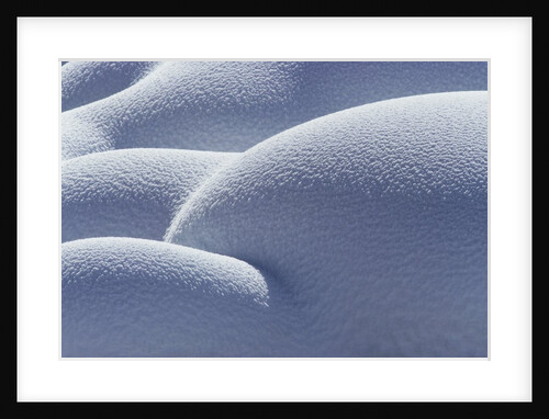 Snowy Mounds in Yellowstone National Park by Anonymous