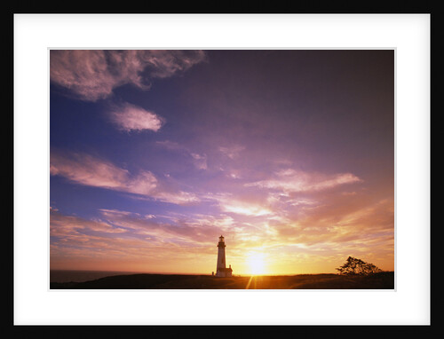 Sunset at Yaquina Head Lighthouse by Anonymous