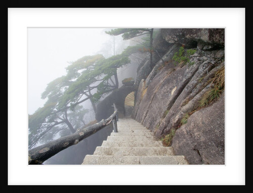 Hillside Path in China's Yellow Mountains by Anonymous