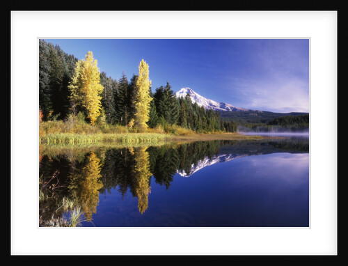 Clear Autumn Day at Trillium Lake by Anonymous