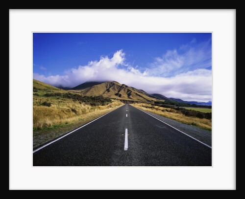Vacant Highway in Mount Cook National Park by Anonymous