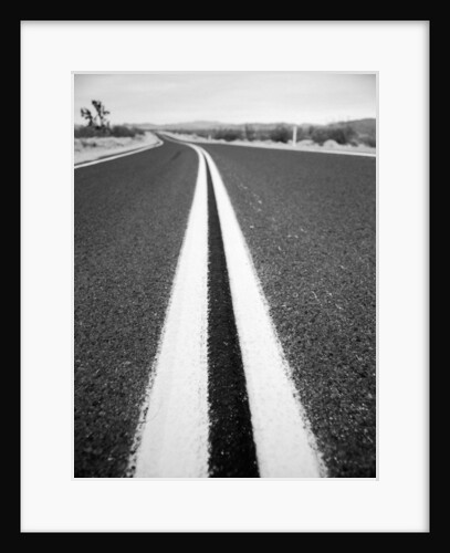Open Road in Desert by Anonymous
