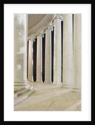Columns Inside the Jefferson Memorial by Anonymous