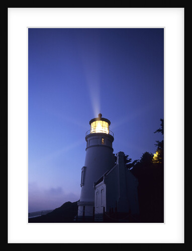 Lighthouse at Twilight by Anonymous