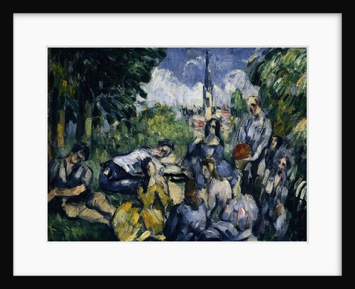 Rustic Lunch by Paul Cezanne