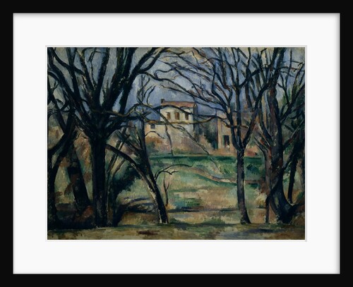 Trees and Houses by Paul Cezanne