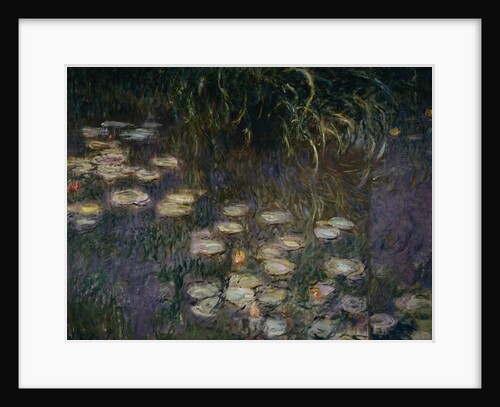 Detail of Waterlilies from The Morning by Claude Monet