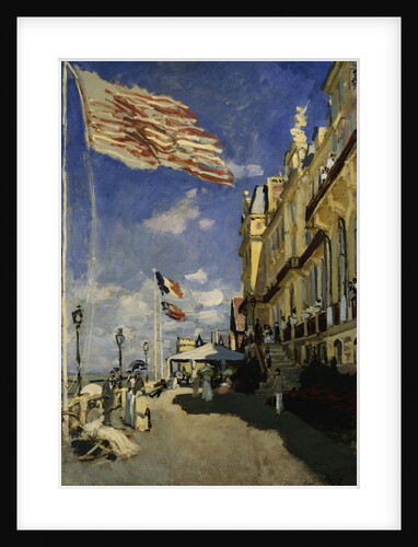 The Hotel des Roches-Noires, Trouville by Claude Monet