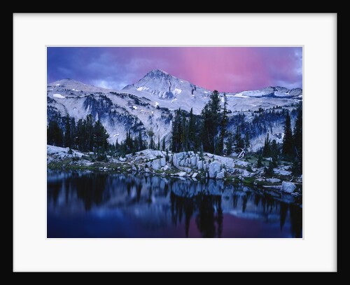 Mountain Lake in Rugged Wilderness by Anonymous