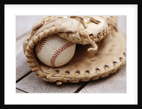 Baseball and Glove by Anonymous