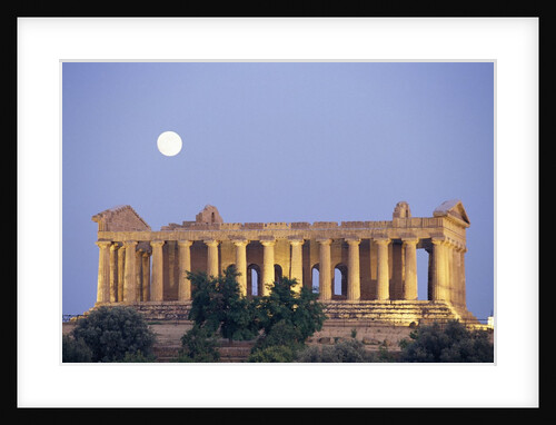 Temple of Concord Under the Moon by Anonymous