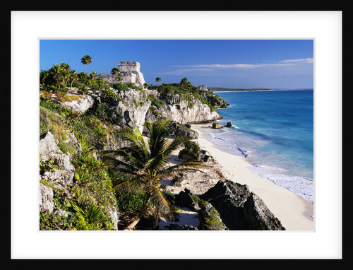Mayan Ruins by the Sea by Anonymous