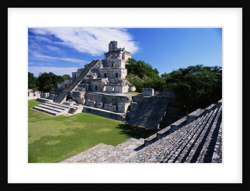 Ruins of Mayan Pyramids by Anonymous