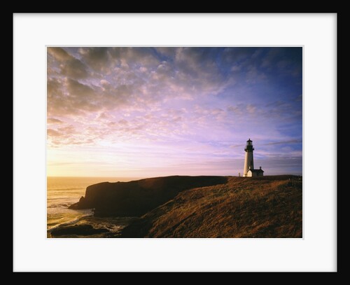 Sun Rising over Yaquina Head Lighthouse by Anonymous