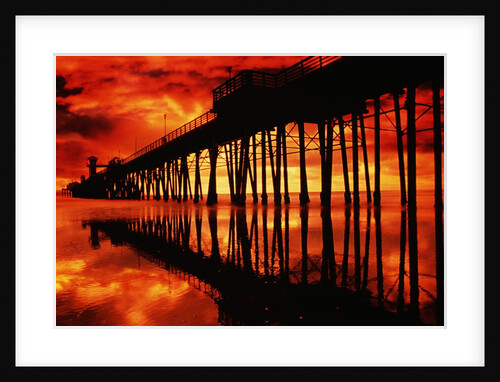 Study of Pier, Sky, and Water by Anonymous