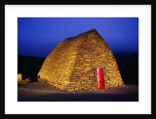Dramatic Lighting at the Oratory of Gallarus by Anonymous