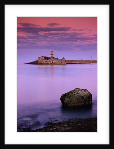 East Pier Lighthouse at Twilight by Anonymous