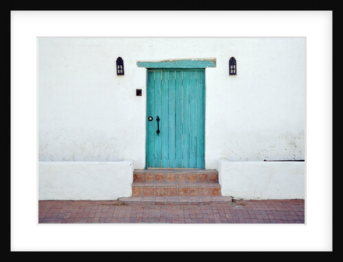 Turquoise Door by Anonymous