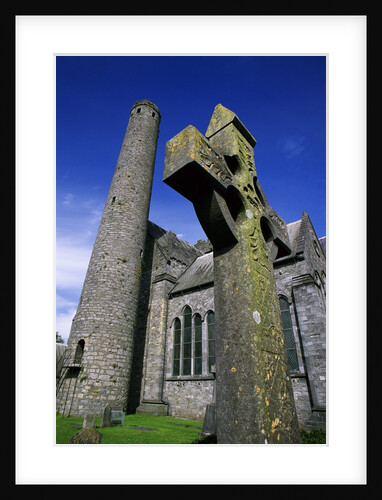 Celtic Cross Outside St. Canice's Cathedral by Anonymous