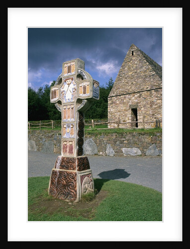 Celtic Cross at a Christian Monastery by Anonymous