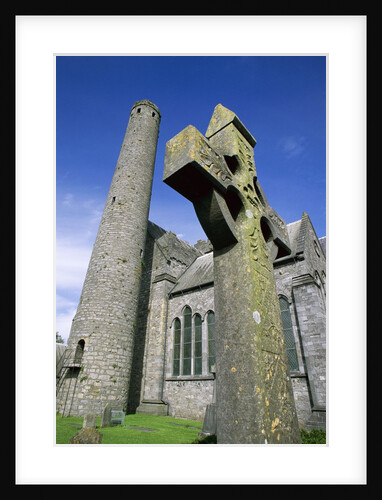 St. Canice's Cathedral and Round Tower by Anonymous