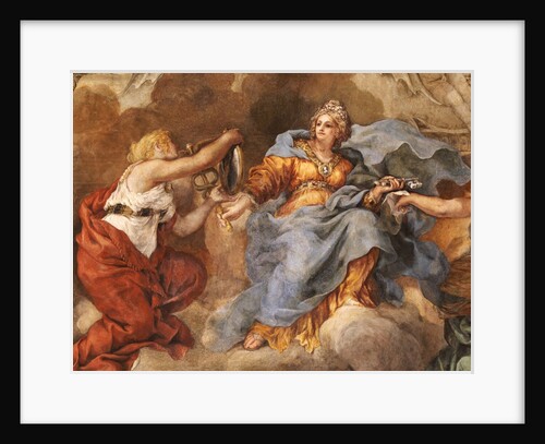 Detail Showing Prudence and Dignity from the Allegory of Divine Providence by Pietro da Cortona