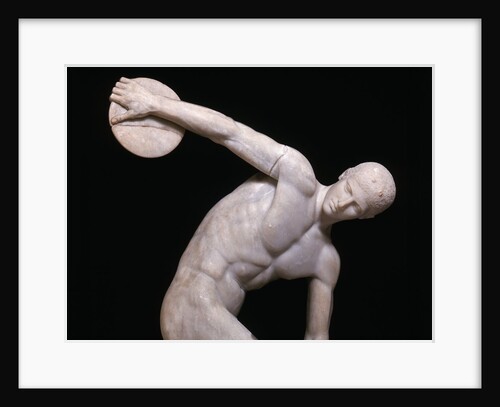 Detail of the Torso from an Ancient Roman Copy of Discobolus by Myron