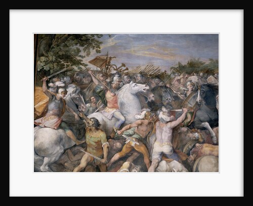 Roman Battle Scene by Giuseppe Cesari