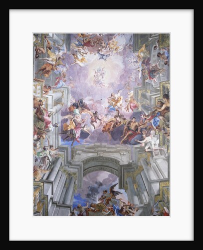 Detail of Heaven and Angels from The Glorification of Saint Ignatius by Andrea Pozzo