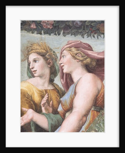 Detail Showing Ceres and Juno in Venus with Ceres and Juno from the Loggia of Cupid and Psyche by Raphael and His Workshop