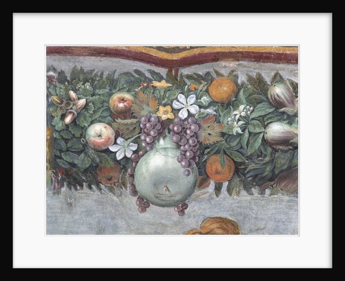 Detail of Fruits and Decorative Border from the Loggia of Cupid and Psyche by Raphael and His Workshop