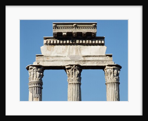 Ruins of the Temple of Castor and Pollux by Anonymous