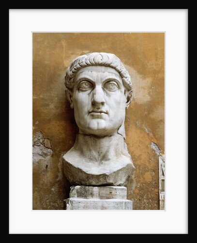 Late Antique Roman Colossal Head of Constantine by Anonymous