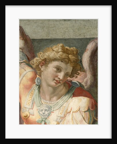 Detail of Figure from a Fresco Painting Depicting the Archangel Michael by School of Raphael