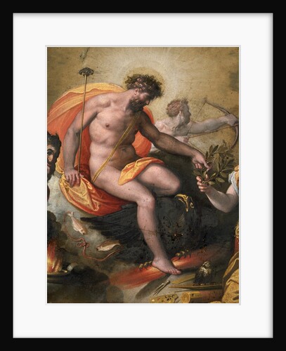 Detail of Triumphant Jupiter from the Salon of the Muses in the Villa Medici in Florence by Anonymous