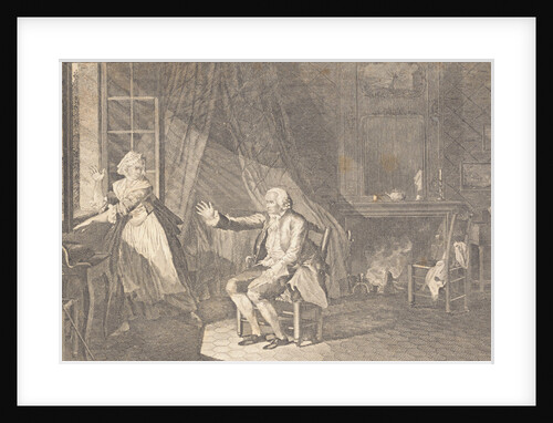 Jean Jacques Rousseau and Therese le Vasseur by Anonymous