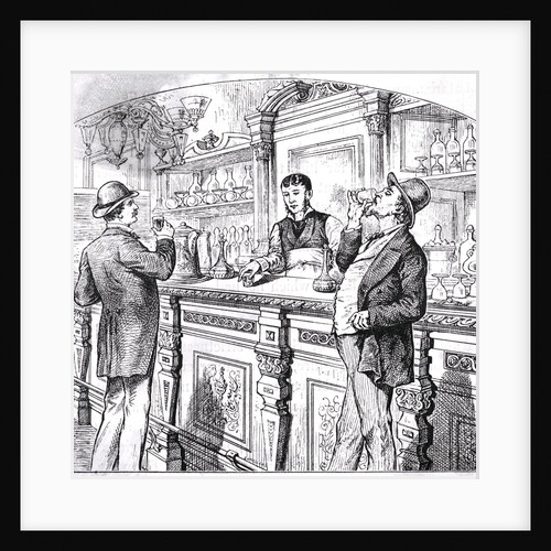 Man Drinking Liquor by Anonymous