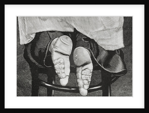 Portrait of Chinese Woman's Feet by Anonymous