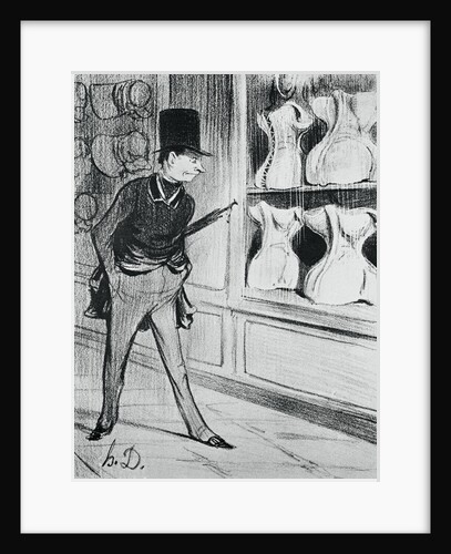 Man in Front of Store by Anonymous