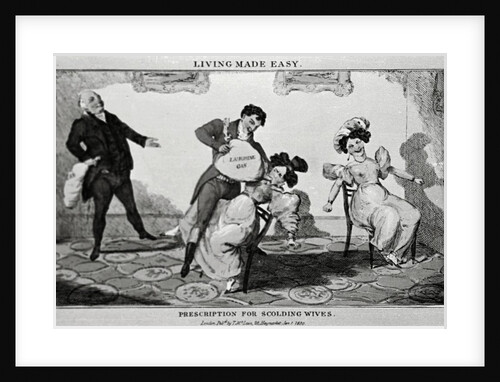 Woman Inhaling Laughing Gas by Anonymous