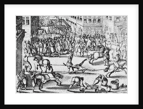 Francois Ravaillac Being Executed by Anonymous