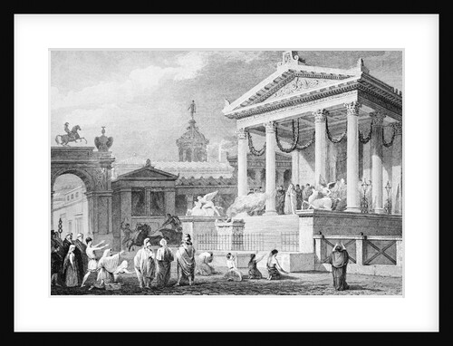 Temple of Fortuna at Pompeii by Anonymous