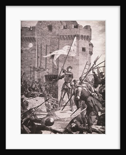 Joan of Arc During Siege by Anonymous