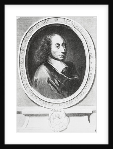 Portrait of Blaise Pascal by Anonymous