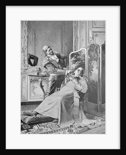 Barber Shaving Figaro by Anonymous