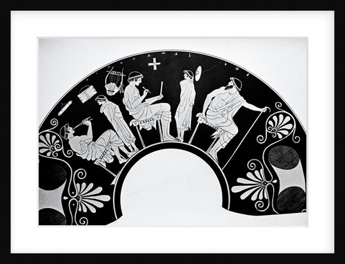 Grecian School Scene On Vase/Illustratio by Anonymous